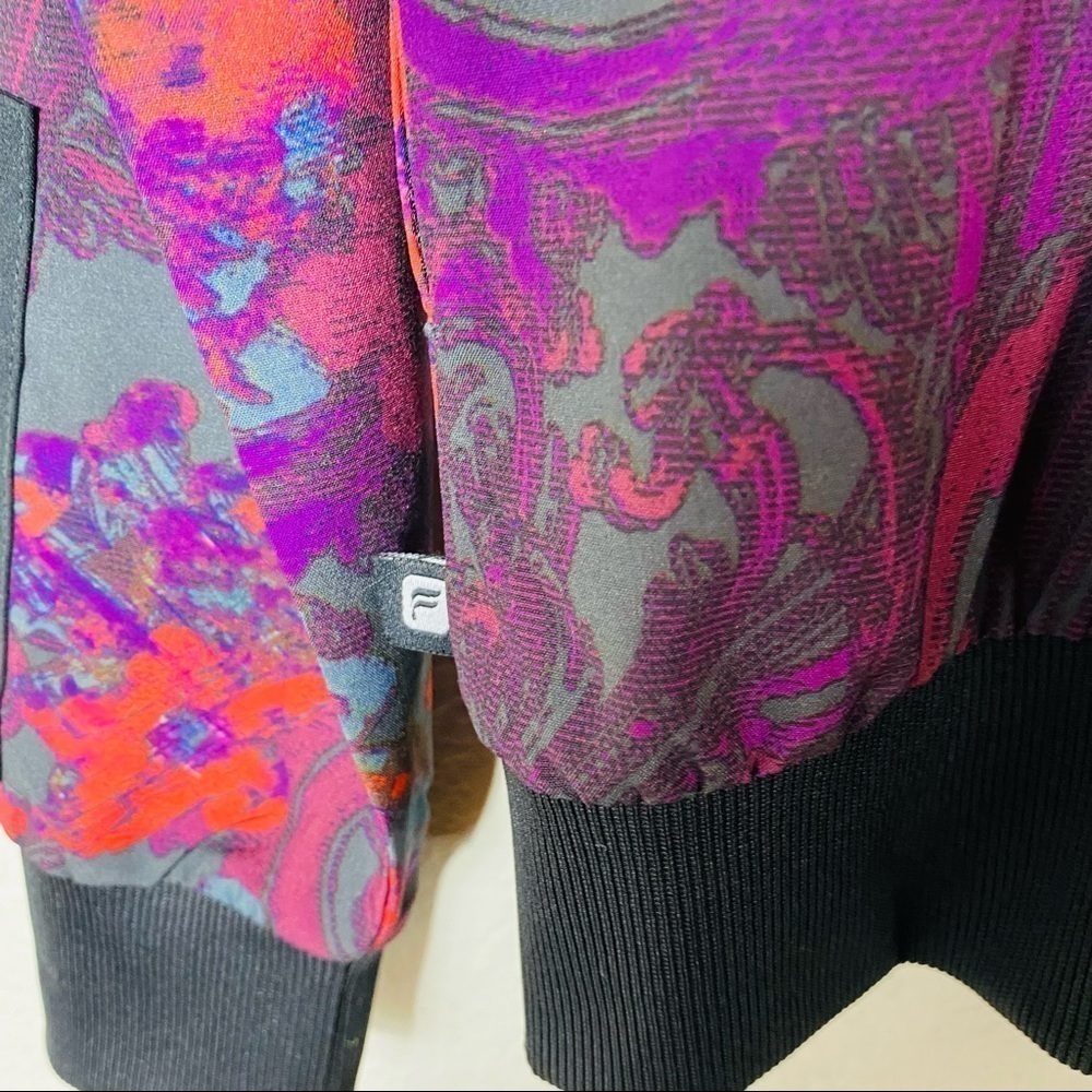 Fabletics Ithaca Floral Lightweight Bomber Jacket Size: Small - Picture 5 of 7